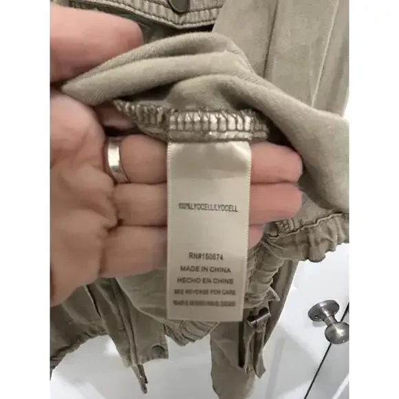 Billy T Women's Utility Jacket in tan, Size Large - Picture 2 of 4